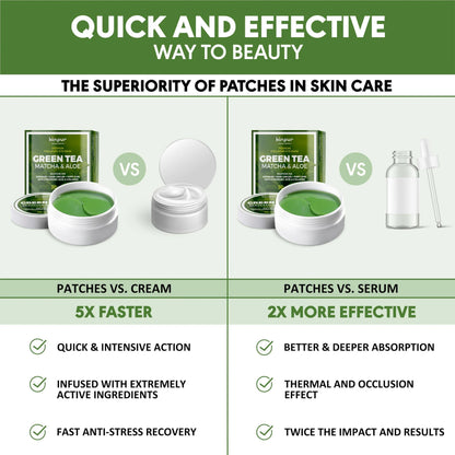 Green Tea Under-Eye Patches — 30 Pairs