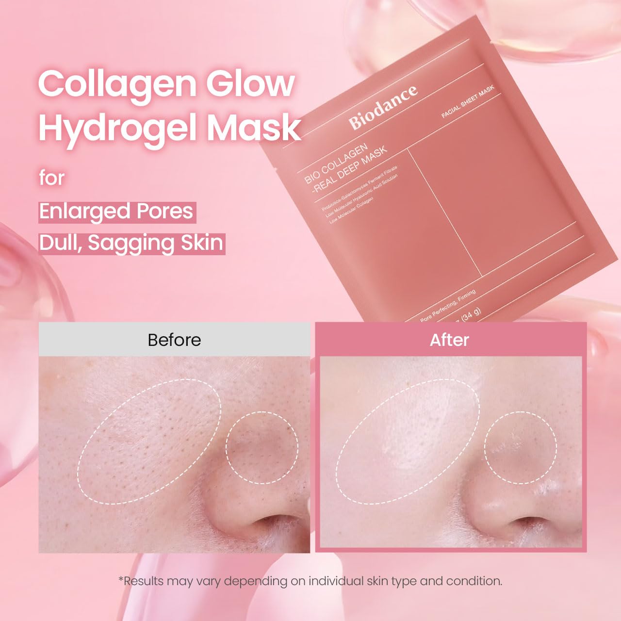 Korean Bio-Collagen Glass Skin Face Mask