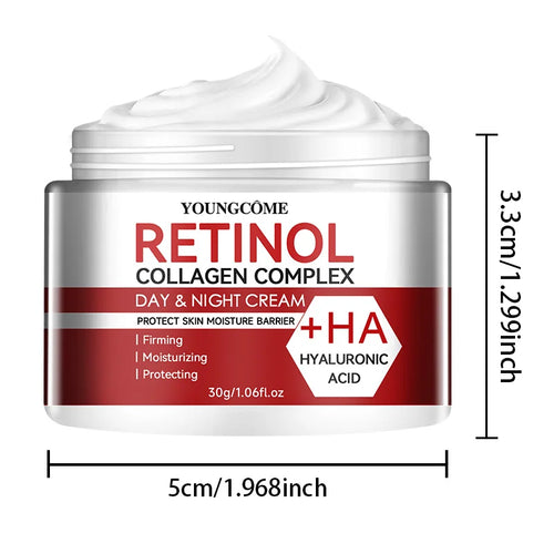 Retinol Collagen Facial Care Moisturizing Cream Deep Hydration Suitable for Dry Aging Face Cream Moisturizing Skin Repair